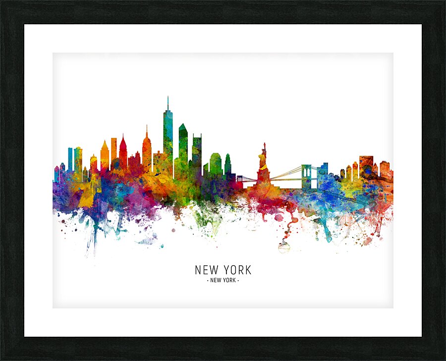 New York Skyline Picture Frame print