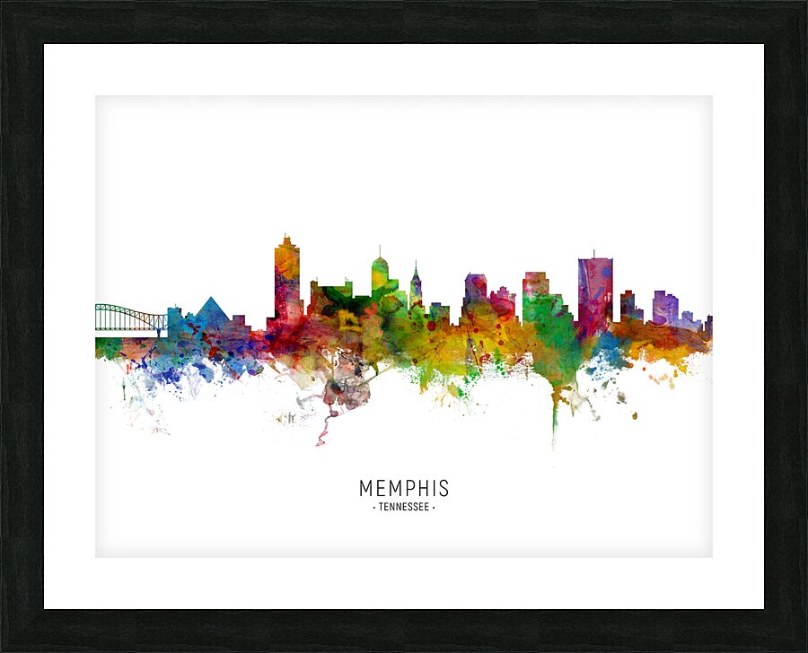Memphis Tennessee Skyline Picture Frame print