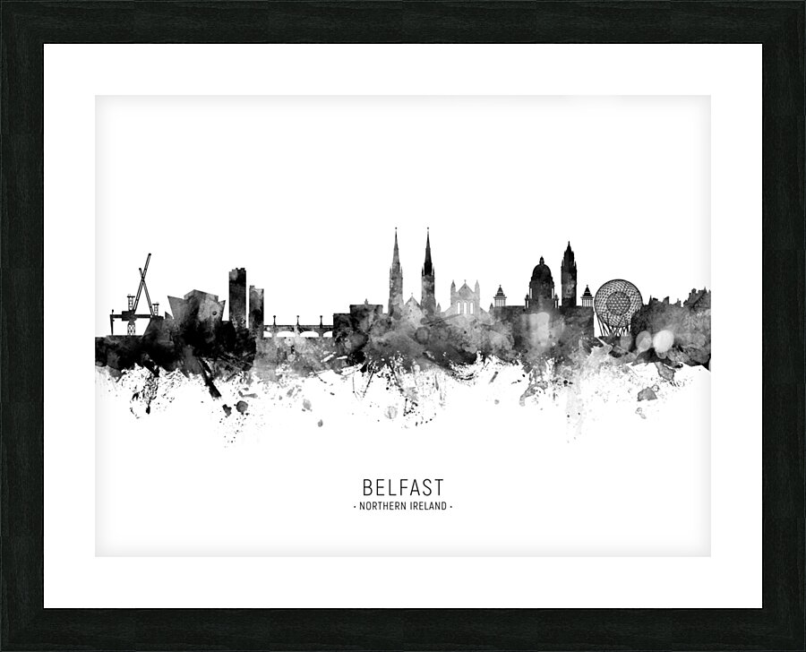 Belfast Northern Ireland Skyline Picture Frame print