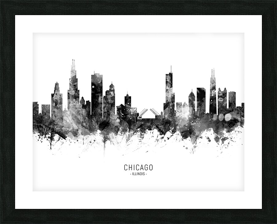 Chicago Illinois Skyline Picture Frame print