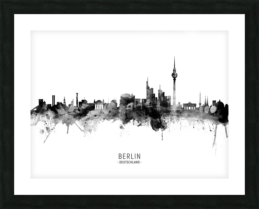 Berlin Germany Skyline Picture Frame print