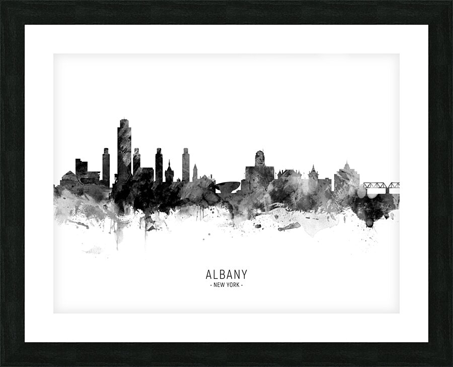 Albany New York Skyline Picture Frame print