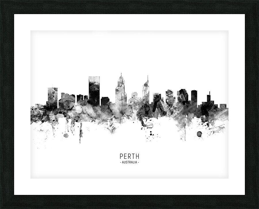 Perth Australia Skyline Picture Frame print