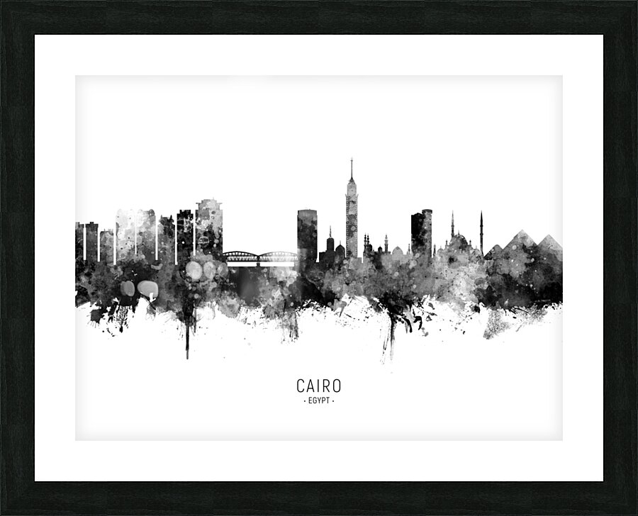 Cairo Egypt Skyline Picture Frame print