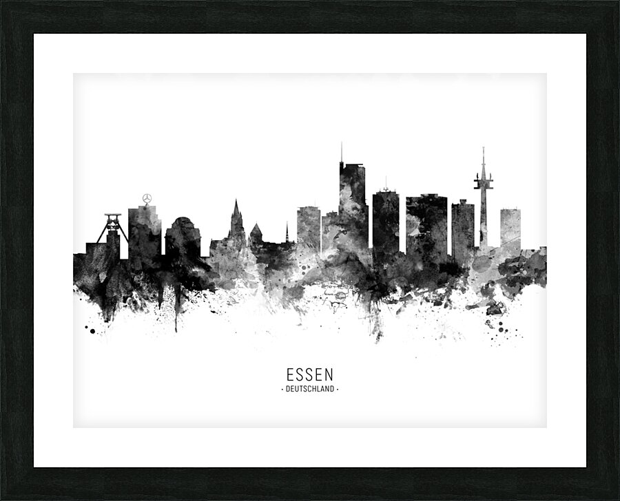 Essen Germany Skyline Picture Frame print