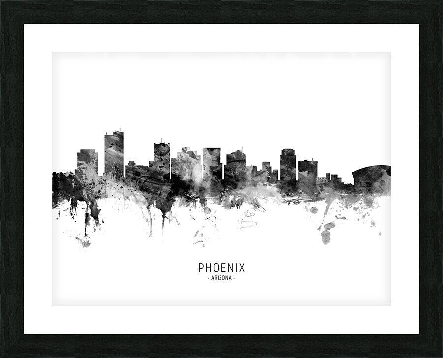 Phoenix Arizona Skyline Picture Frame print
