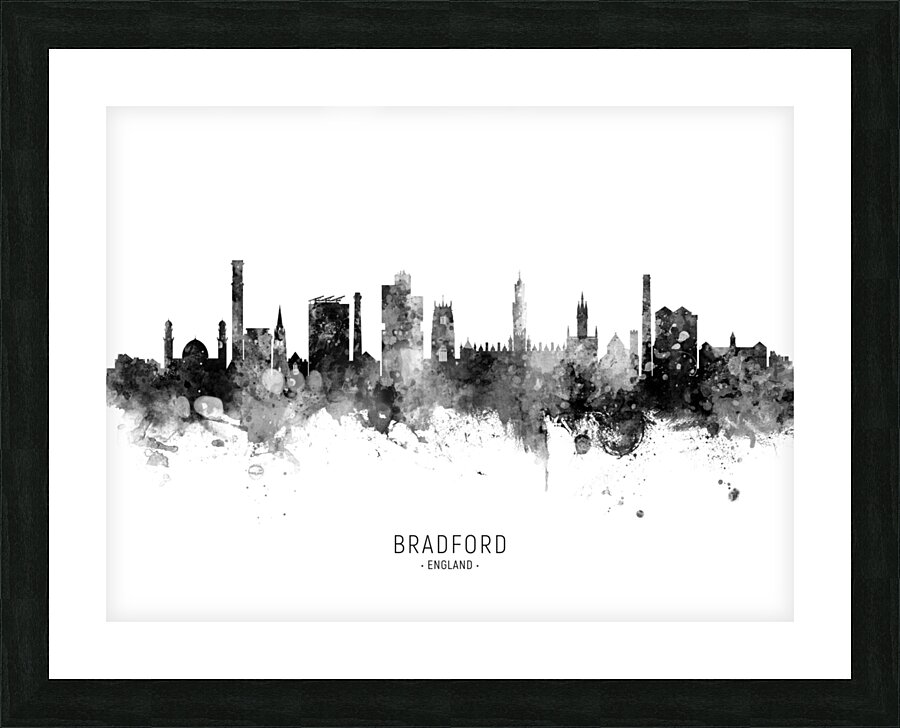 Bradford England Skyline Picture Frame print
