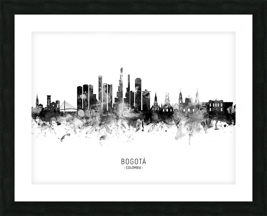 Bogota Colombia Skyline Picture Frame print