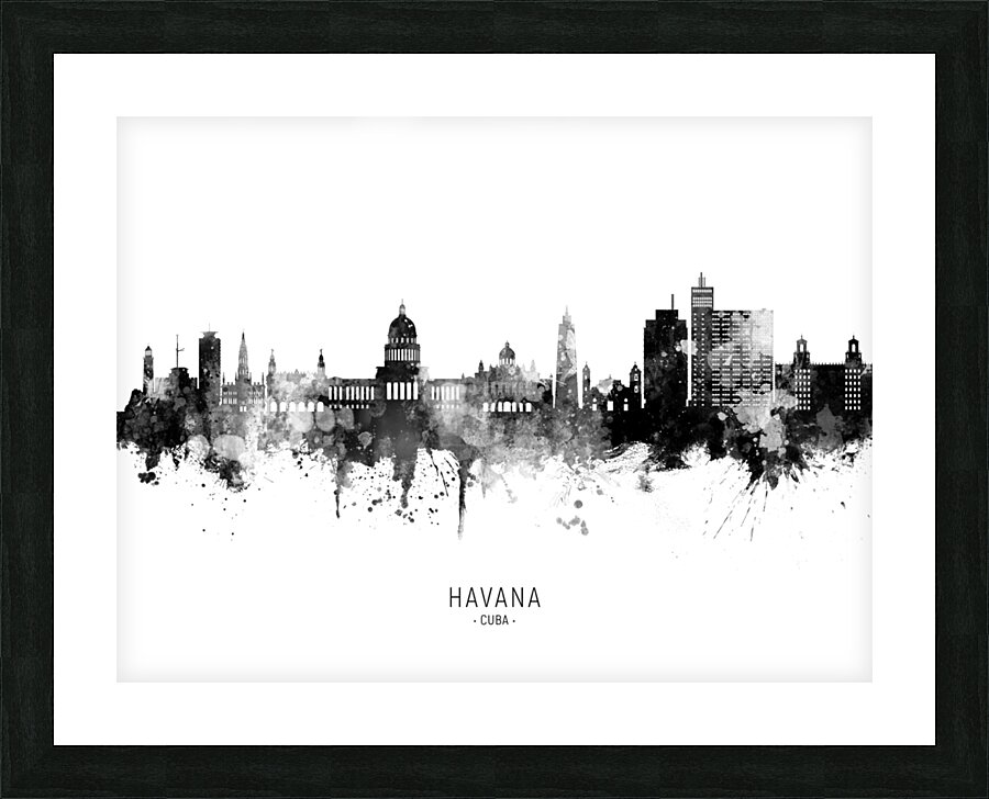 Havana Cuba Skyline Picture Frame print