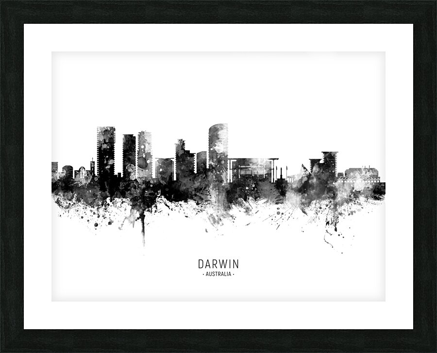 Darwin Australia Skyline Picture Frame print