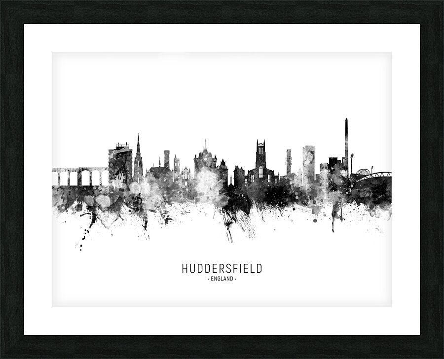 Huddersfield England Skyline Picture Frame print