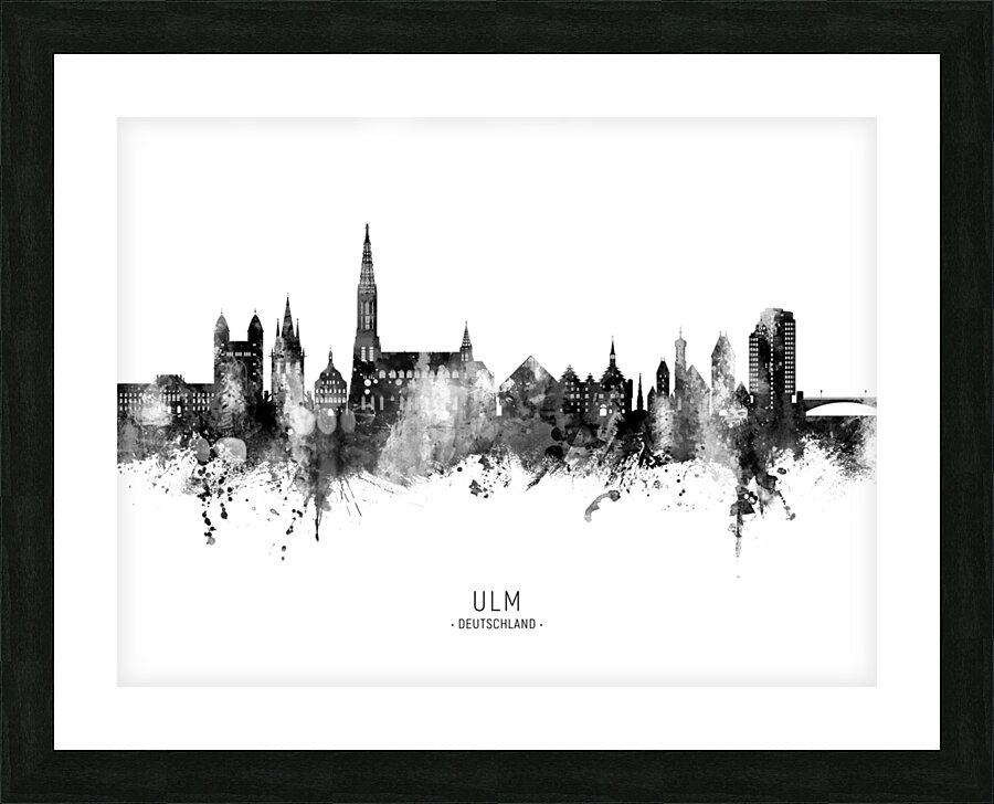 Ulm Germany Skyline Picture Frame print