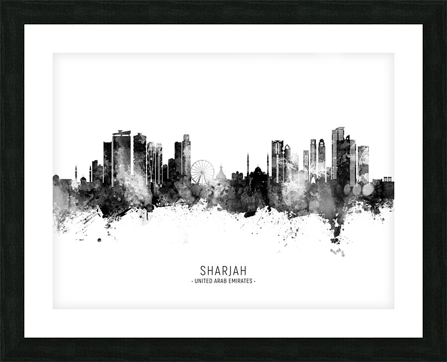 Sharjah Skyline Picture Frame print
