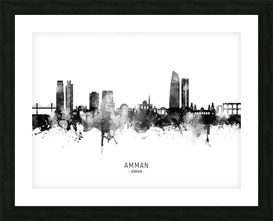 Amman Skyline Picture Frame print