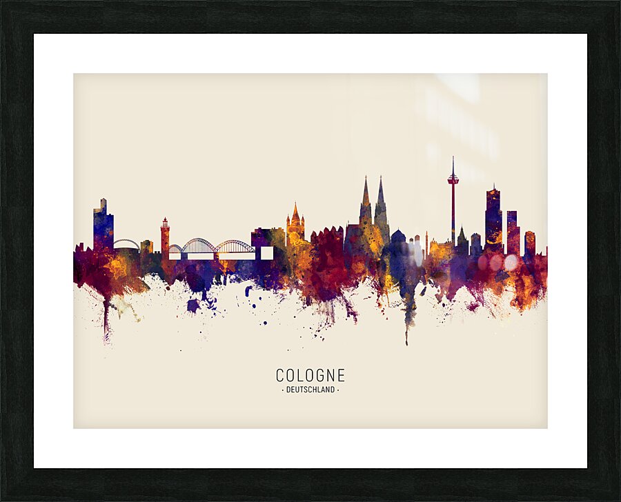 Cologne Germany Skyline Picture Frame print