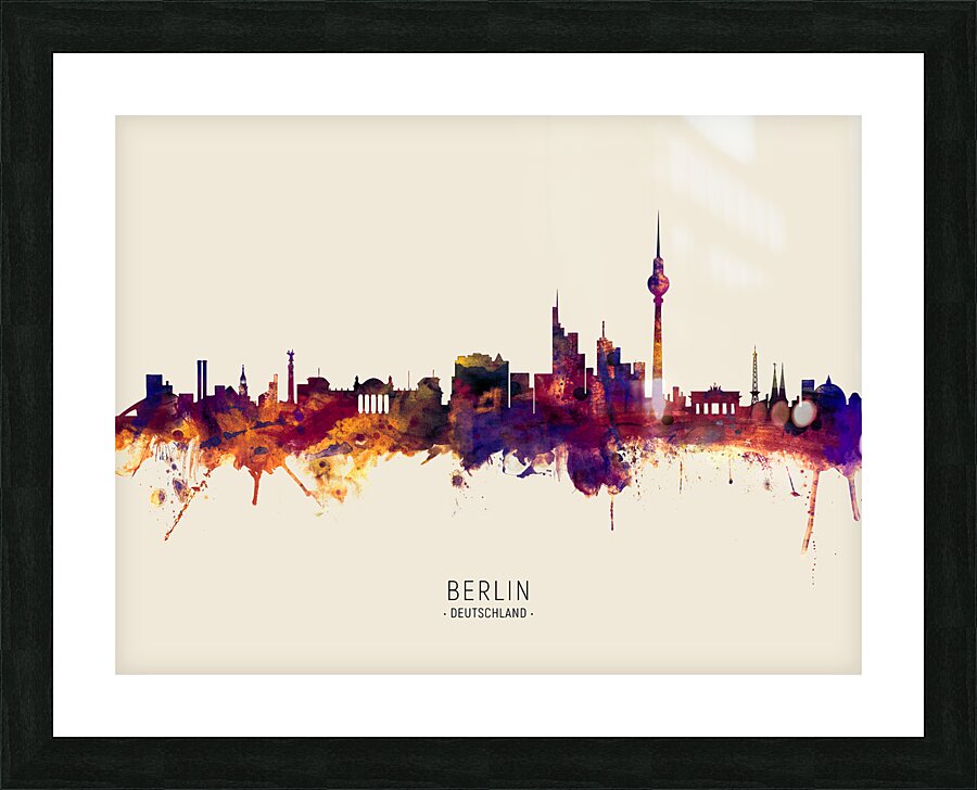 Berlin Germany Skyline Picture Frame print