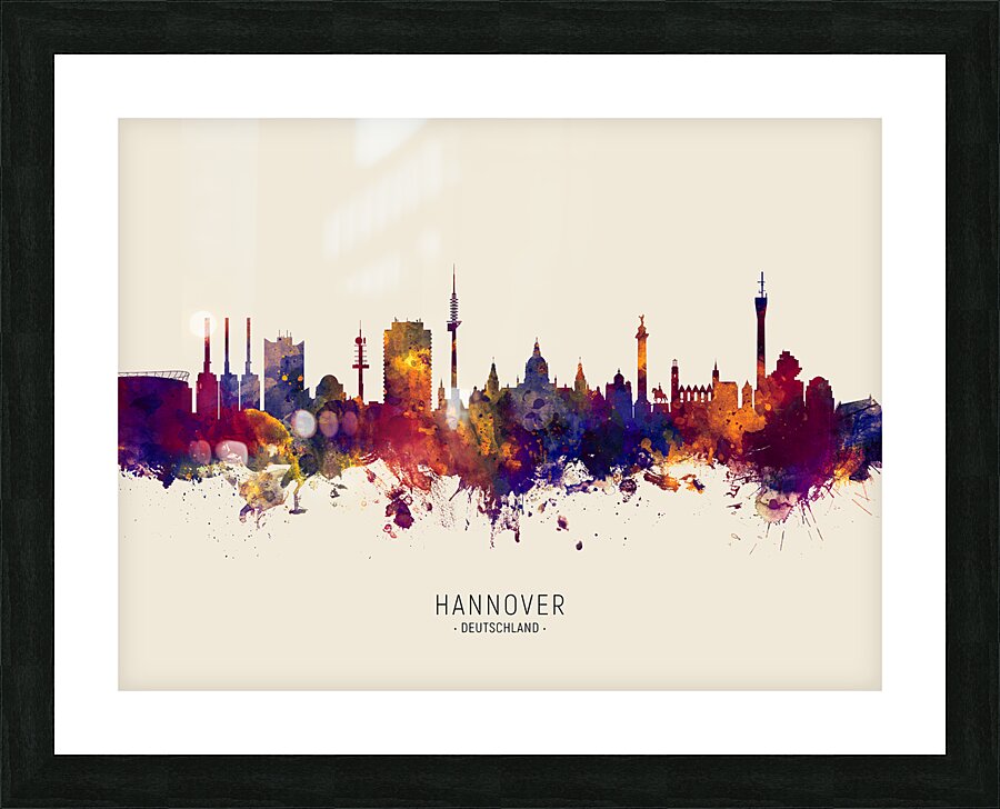 Hannover Germany Skyline Picture Frame print