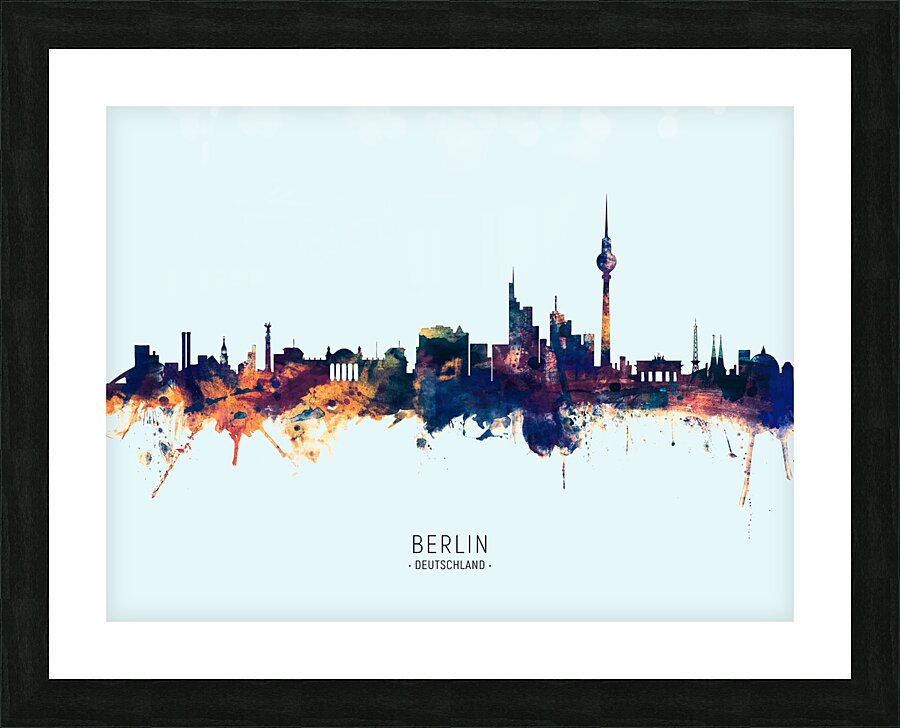 Berlin Germany Skyline Picture Frame print