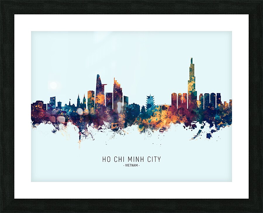 Ho Chi Minh City Vietnam Skyline Picture Frame print