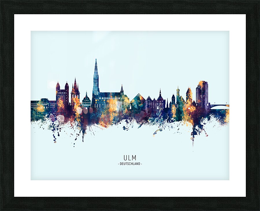 Ulm Germany Skyline Picture Frame print