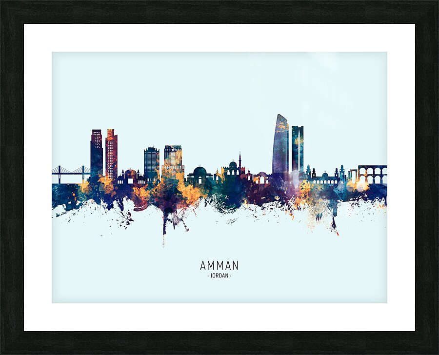 Amman Skyline Picture Frame print