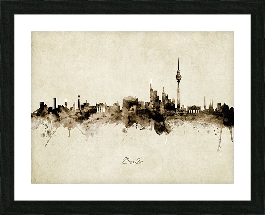 Berlin Germany Skyline Picture Frame print