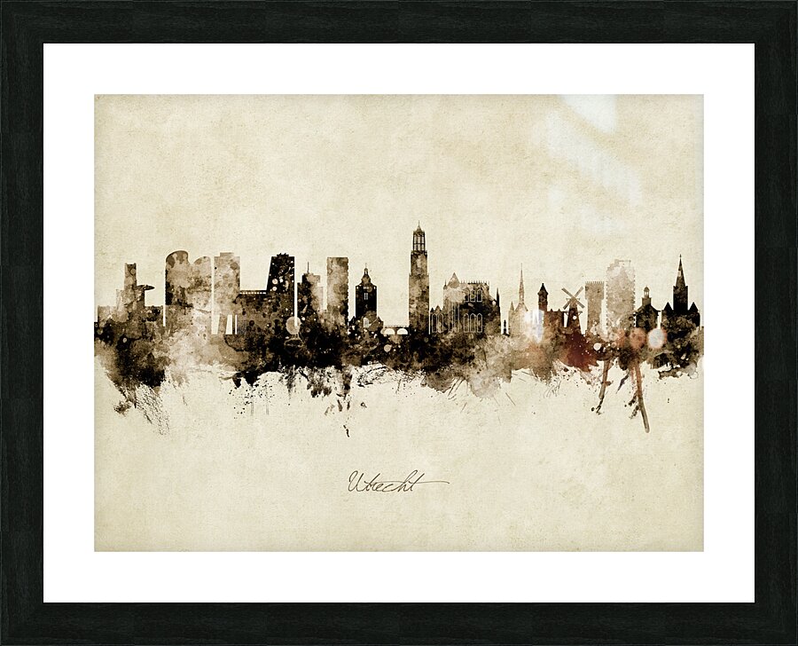 Utrecht The Netherlands Skyline Picture Frame print