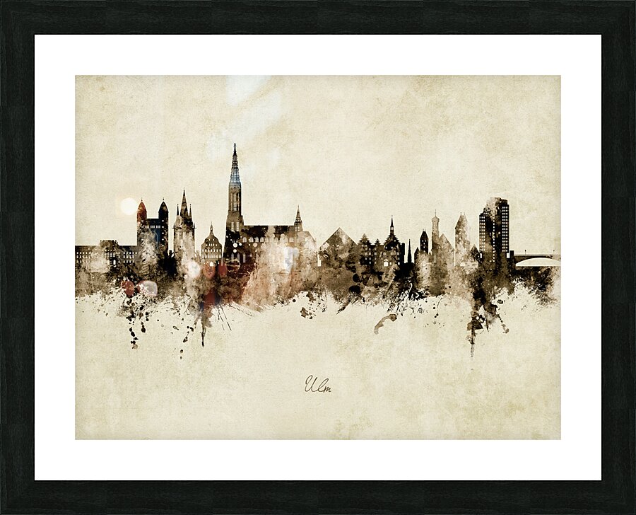 Ulm Germany Skyline Picture Frame print