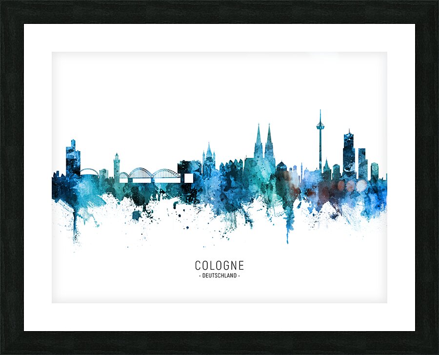 Cologne Germany Skyline Picture Frame print