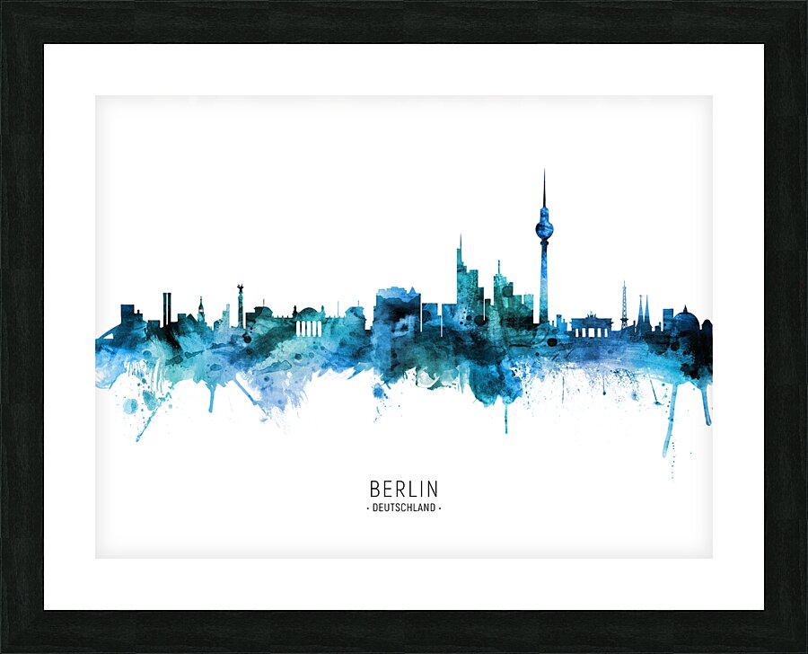 Berlin Germany Skyline Picture Frame print