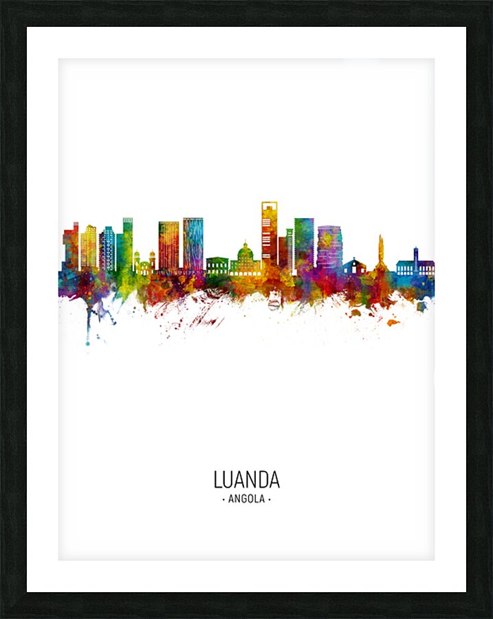 Luanda Angola Skyline Picture Frame print