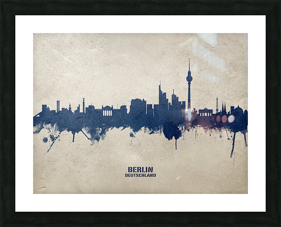 Berlin Germany Skyline Picture Frame print