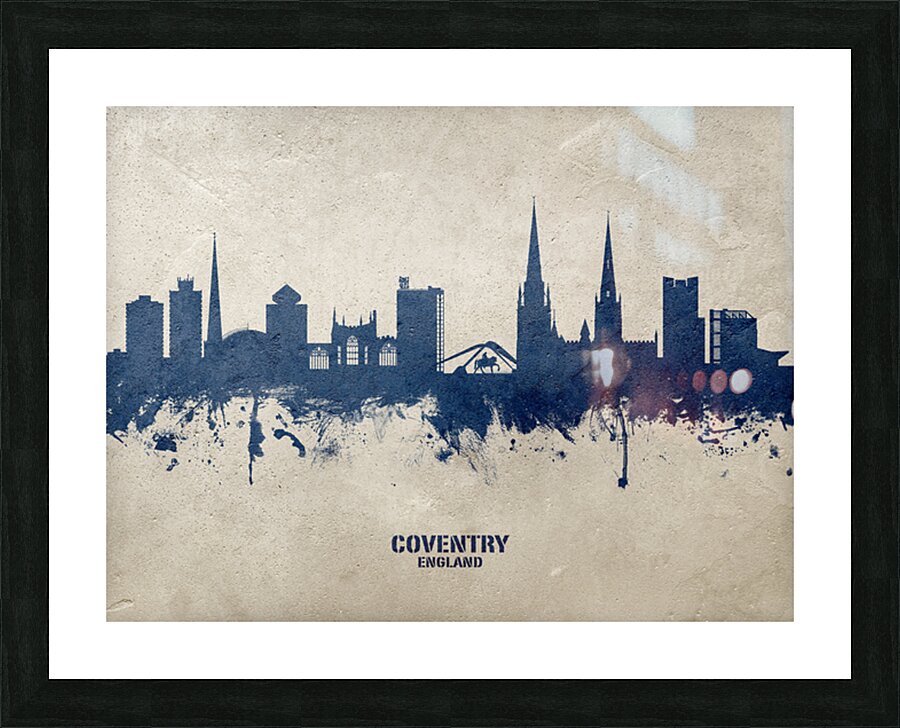 Coventry England Skyline Picture Frame print