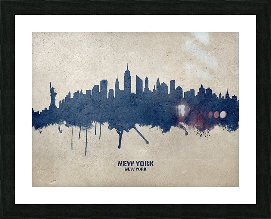 New York City Skyline Picture Frame print
