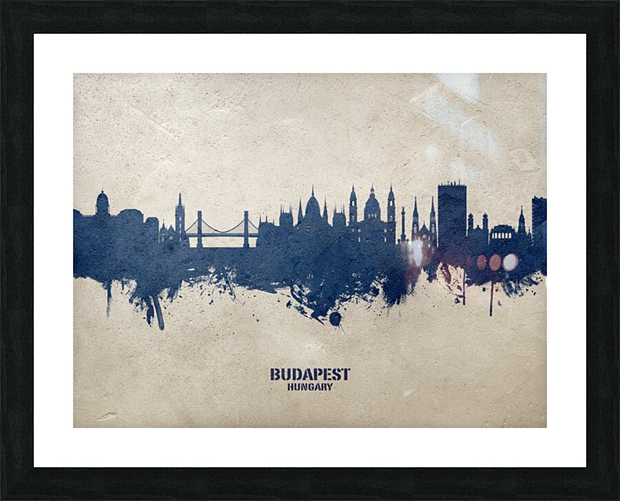 Budapest Hungary Skyline Picture Frame print