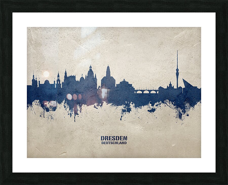 Dresden Germany Skyline Picture Frame print