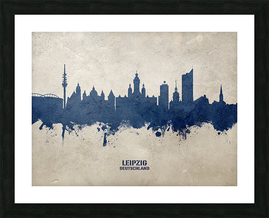 Leipzig Germany Skyline Picture Frame print