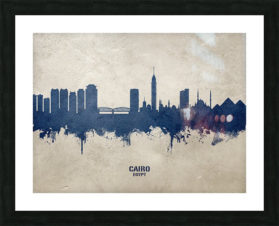 Cairo Egypt Skyline Picture Frame print