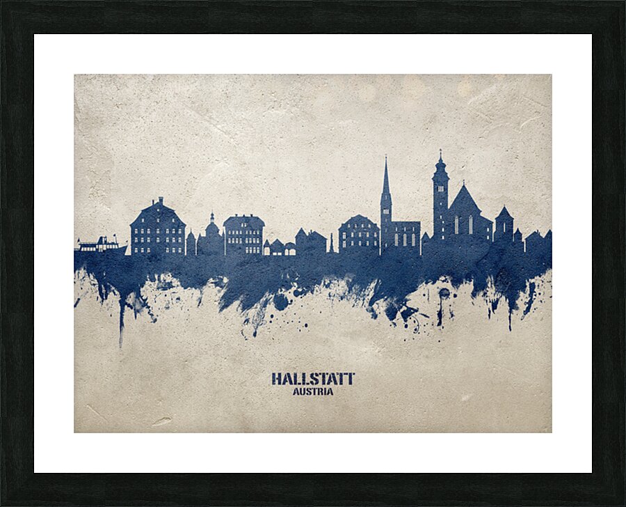 Hallstatt Austria Skyline Picture Frame print