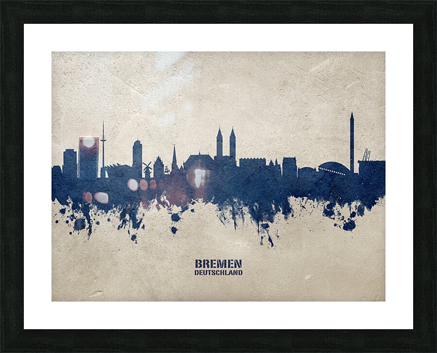 Bremen Germany Skyline Picture Frame print