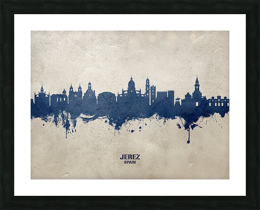 Jerez Spain Skyline Picture Frame print