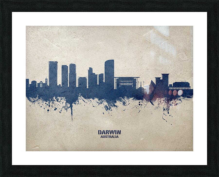 Darwin Australia Skyline Picture Frame print