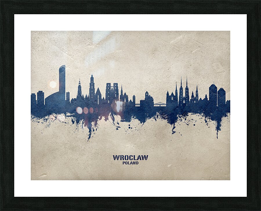 Wroclaw Poland Skyline Picture Frame print