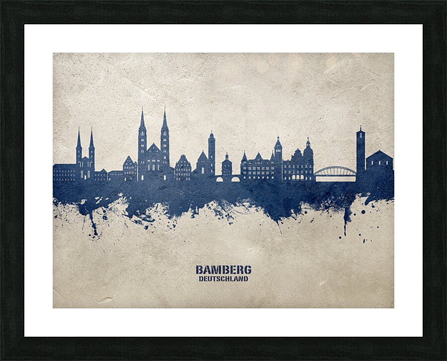 Bamberg Germany Skyline Picture Frame print