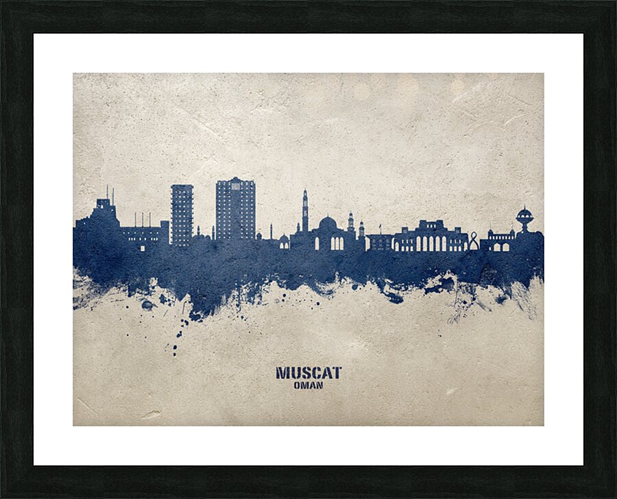 Muscat Oman Skyline Picture Frame print