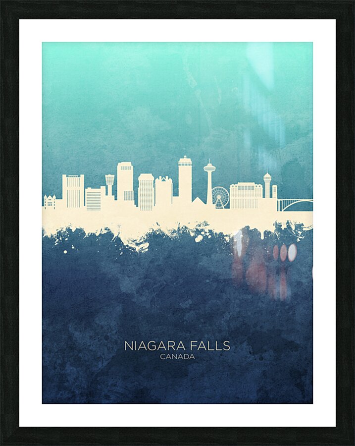 Niagara Falls Canada Skyline Picture Frame print