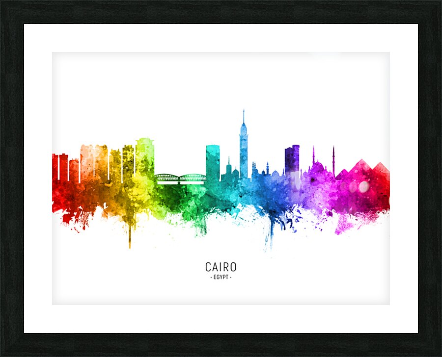 Cairo Egypt Skyline Picture Frame print