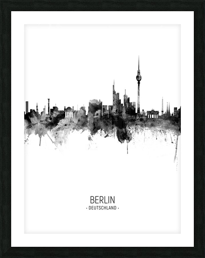 Berlin Germany Skyline Picture Frame print