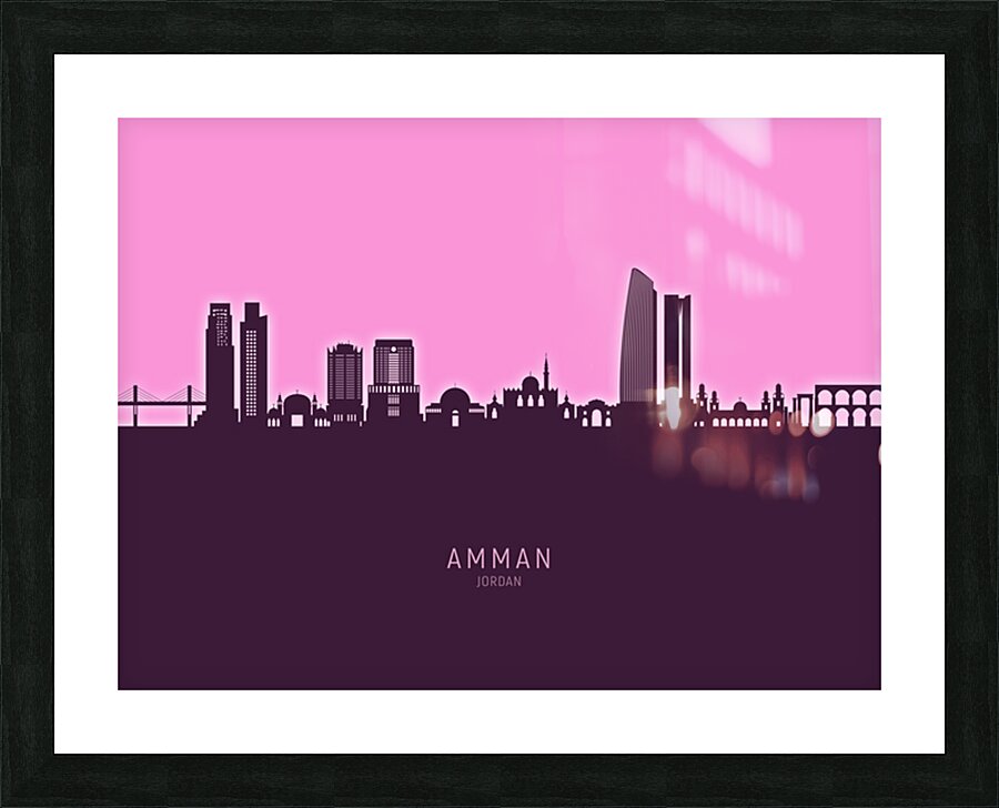Amman Skyline Picture Frame print