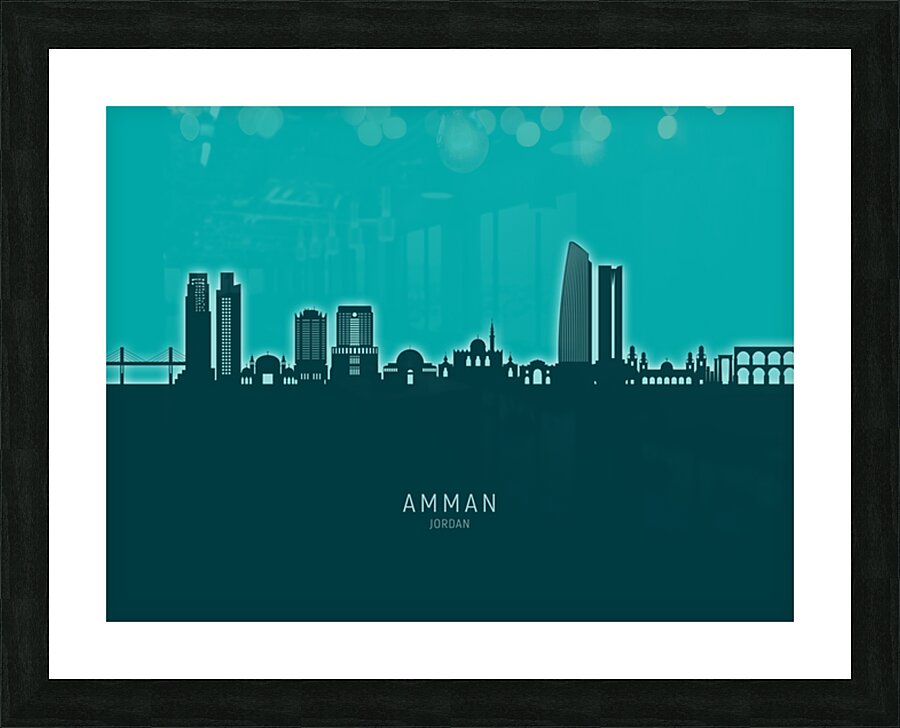 Amman Skyline Picture Frame print